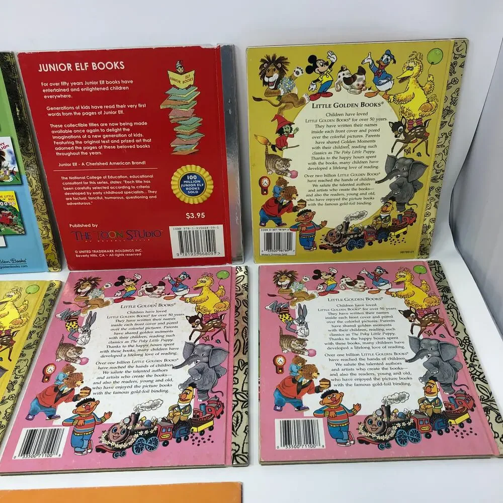 Little Golden Books Lot of 10 Modern & Vintage Disney Lion King Frozen Mickey